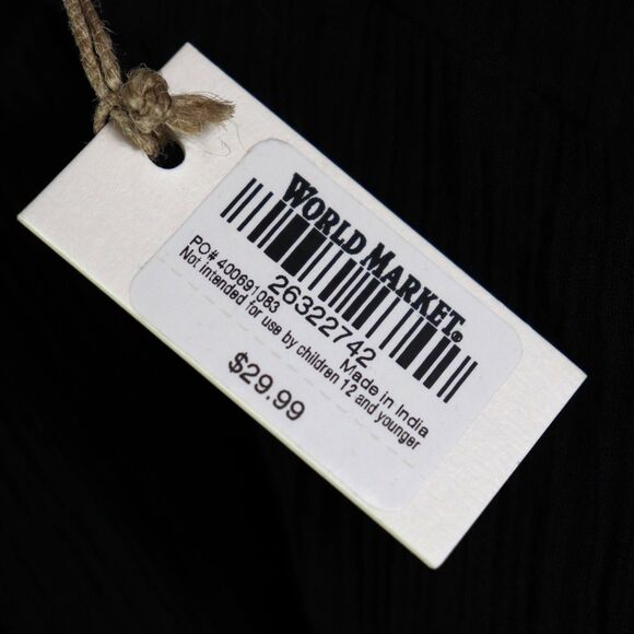 NWT World Market Jacey Floral Embroidered blouse one size - Picture 8 of 9